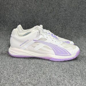 Puma Accelerate Nitro SQD Volleyball Shoes Women's 11.5 Violet White Athletic